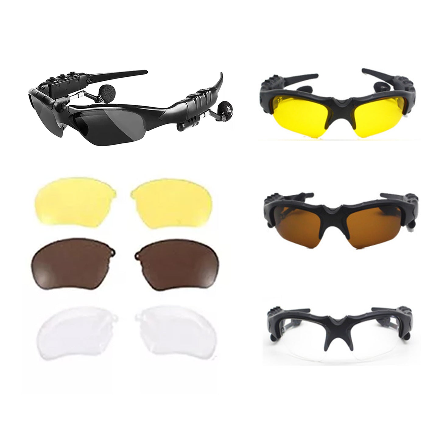 Gafas de sol + auriculares bluetooth