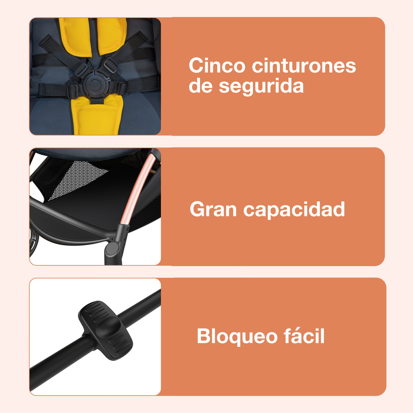 Carriola plegable