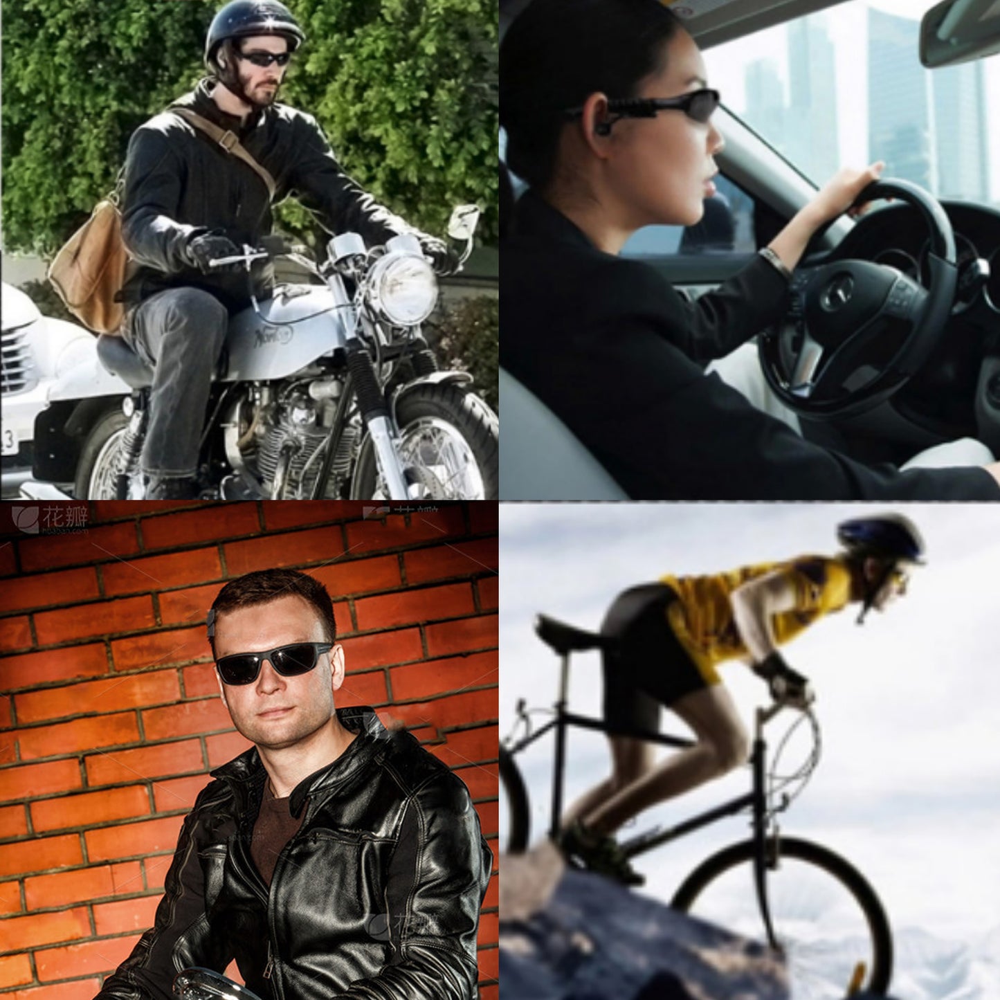 Gafas de sol + auriculares bluetooth
