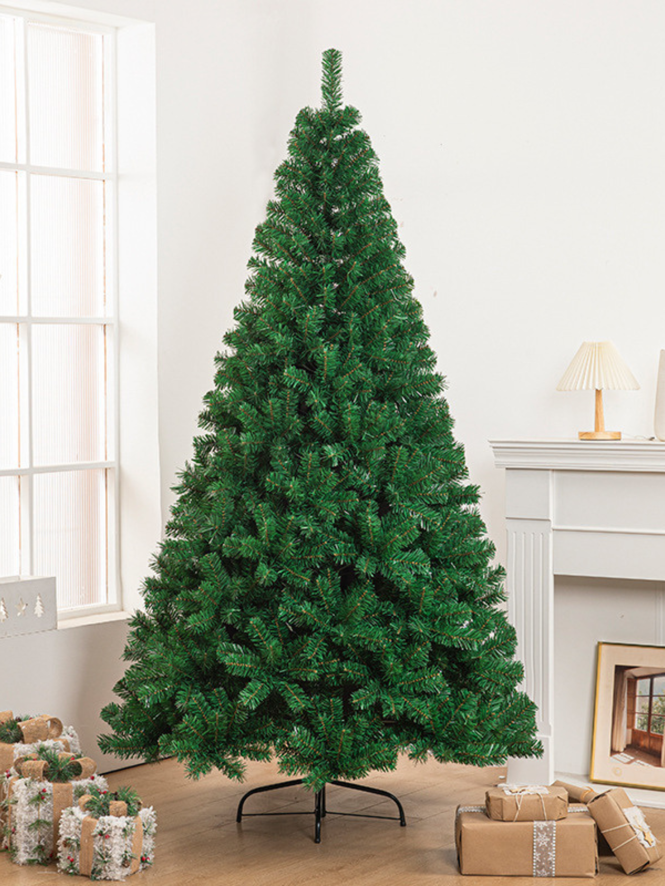 Árbol de Navidad Tradicional Artificial, Árbol de Navidad Verde 1.8M y 2.1M