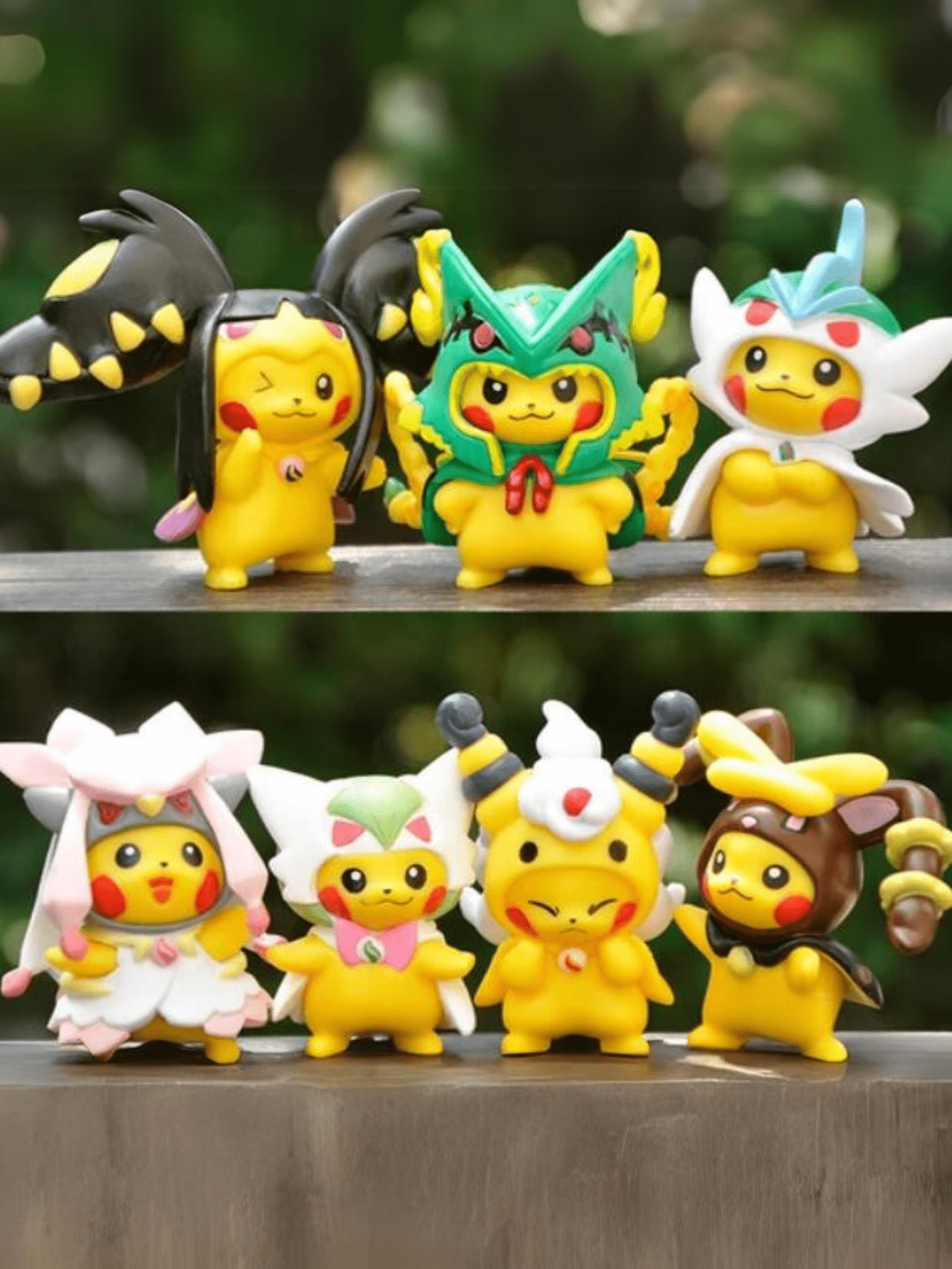 Pokémon Set Especial de 7 Figuras Disfraz Legendarios