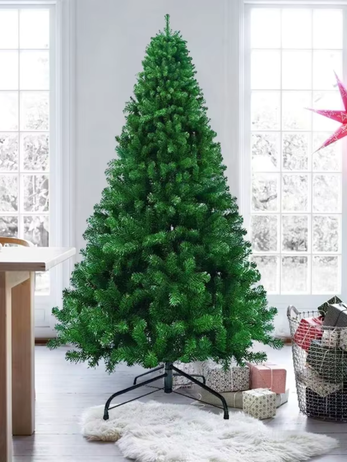 Árbol de Navidad Tradicional Artificial, Árbol de Navidad Verde 1.8M y 2.1M