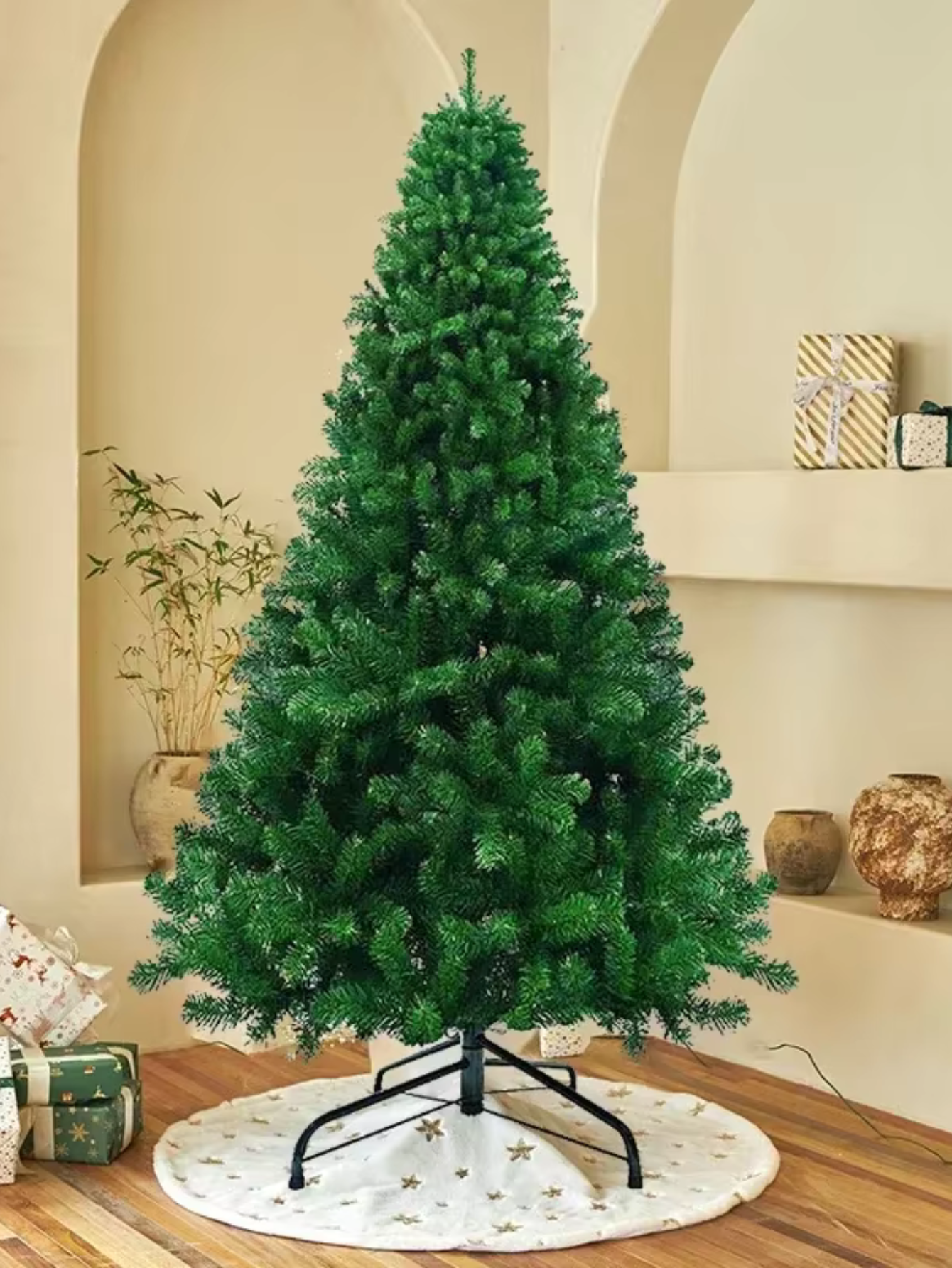 Árbol de Navidad Tradicional Artificial, Árbol de Navidad Verde 1.8M y 2.1M