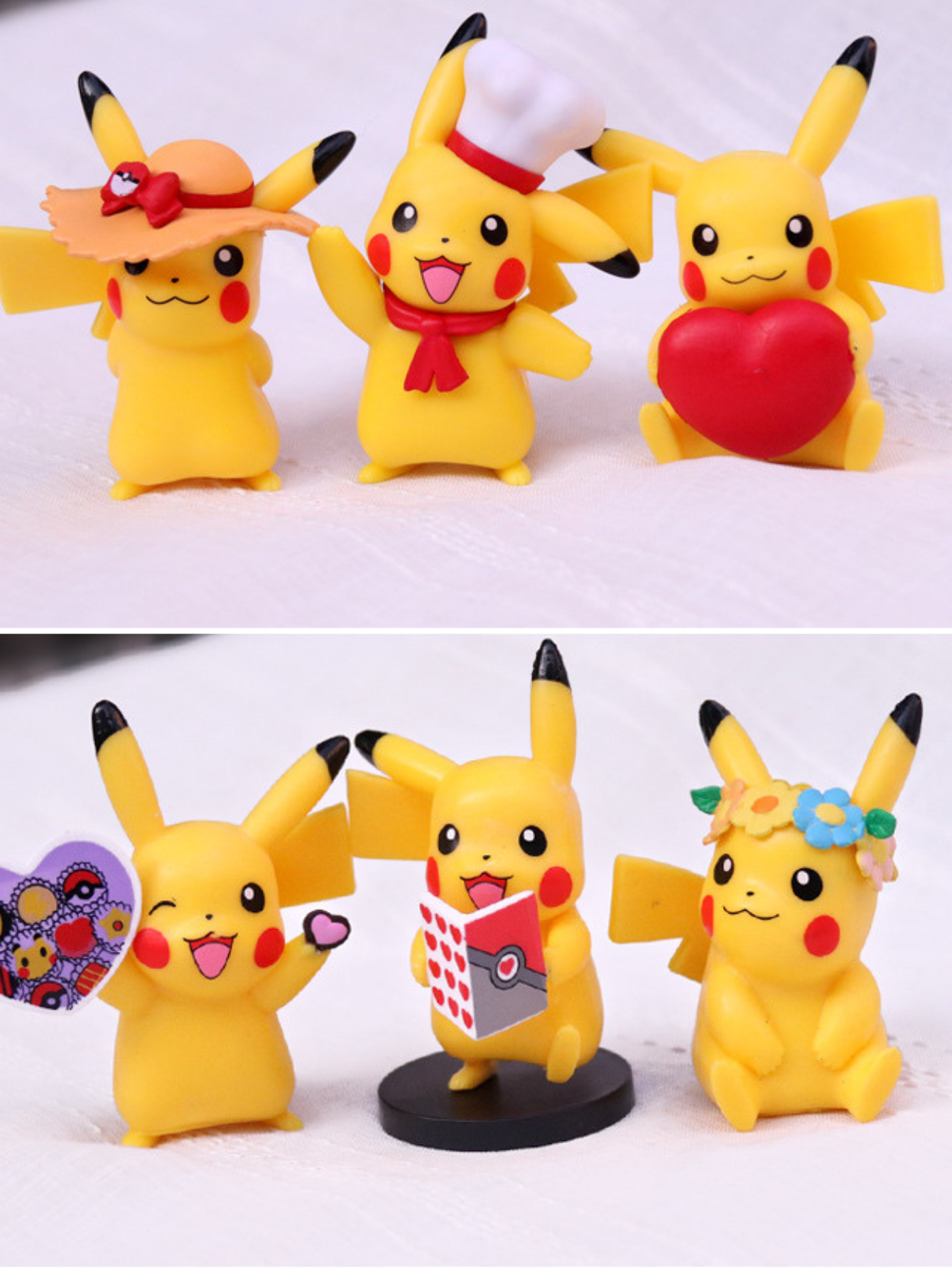Pokémon Set Especial de 6 Figuras Pikachu