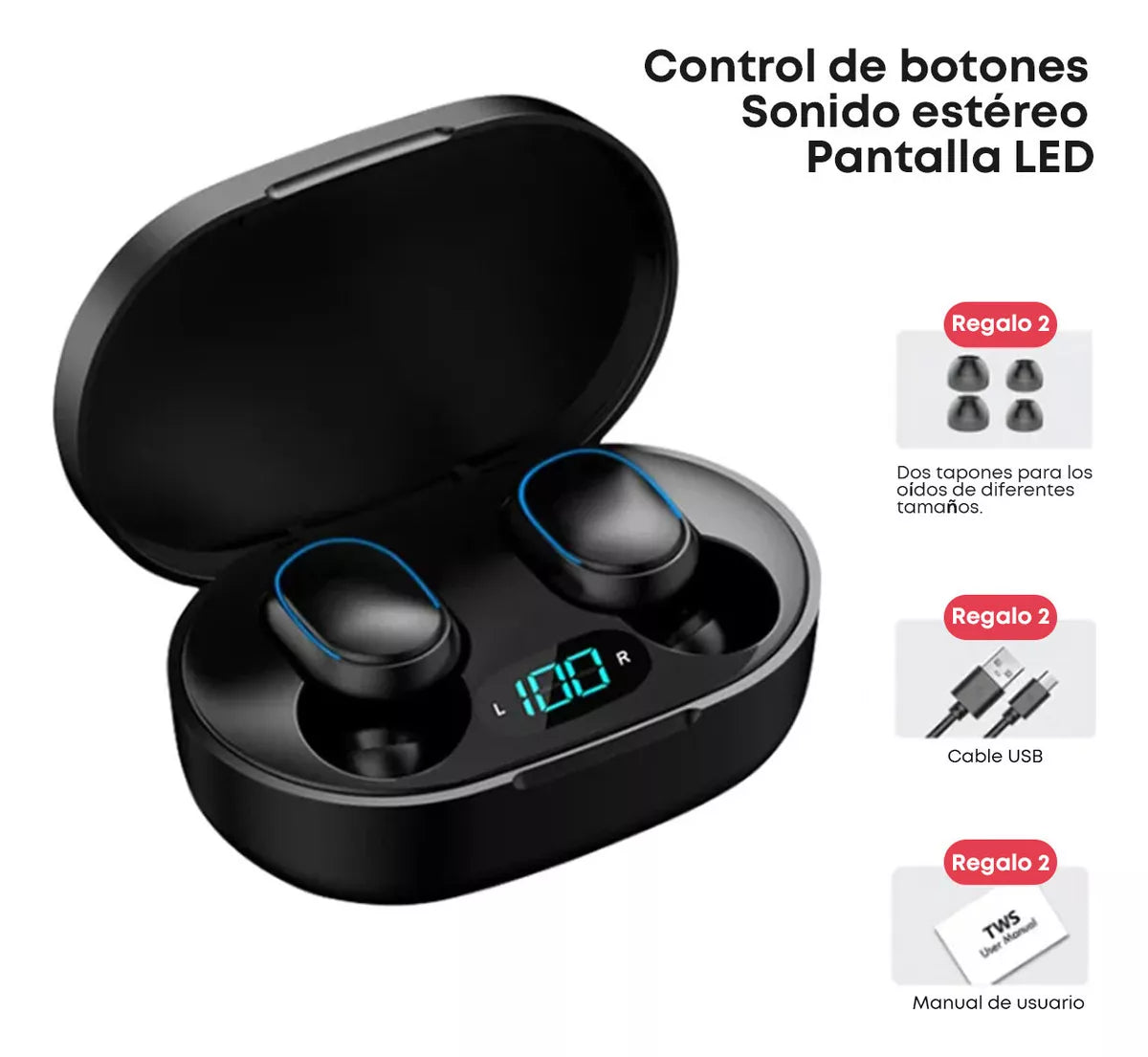 Auriculares Bluetooth E7S