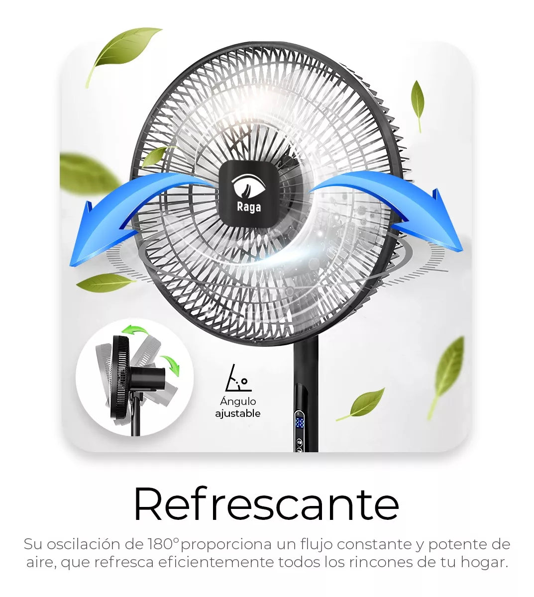 Ventilador de hogar con control remoto