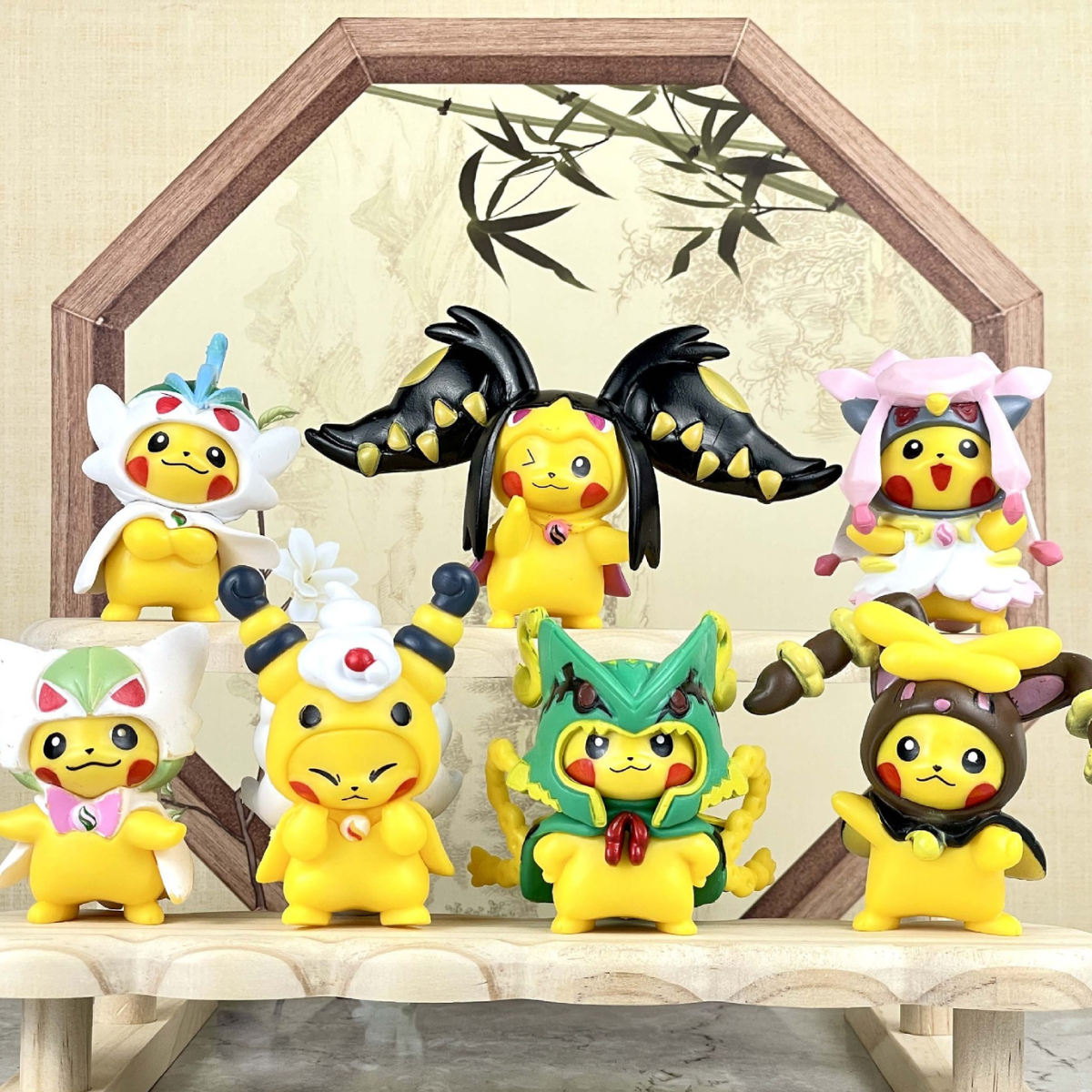 Pokémon Set Especial de 7 Figuras Disfraz Legendarios