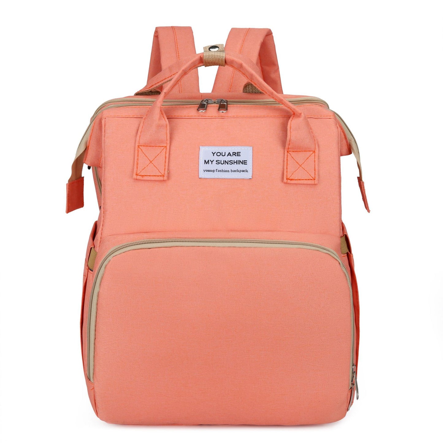 Mochila Pañalera Multifuncional,Bolsa de Aislamiento Impermeable de Gran Capacidad Mejorada,Múltiples Compartimentos de Almacenamiento,Cuna Convertible