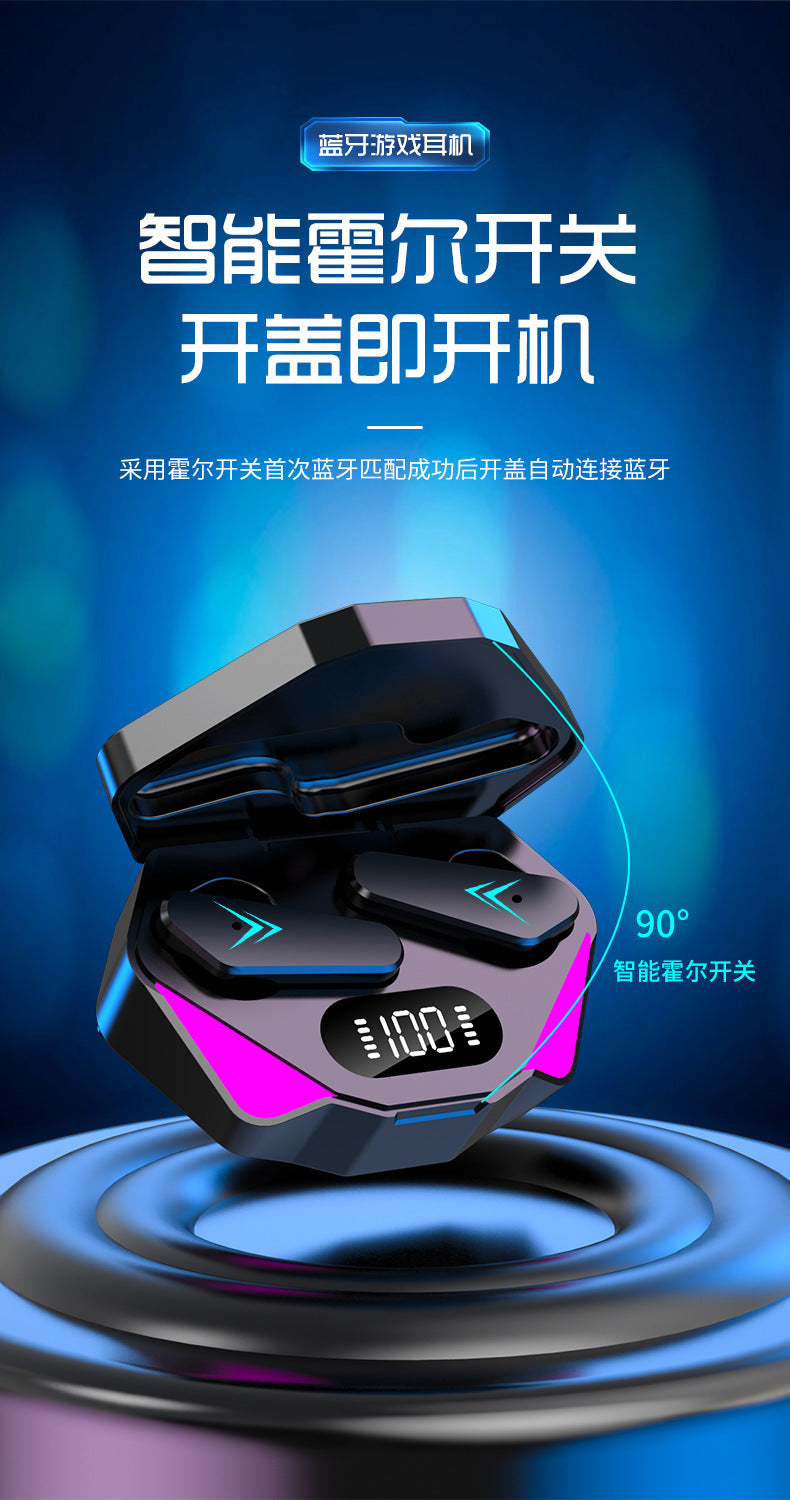 Auriculares inalámbricos Bluetooth Diseño Gaming De Larga Duración Compatibles con cualquier dispositivo Bluetooth