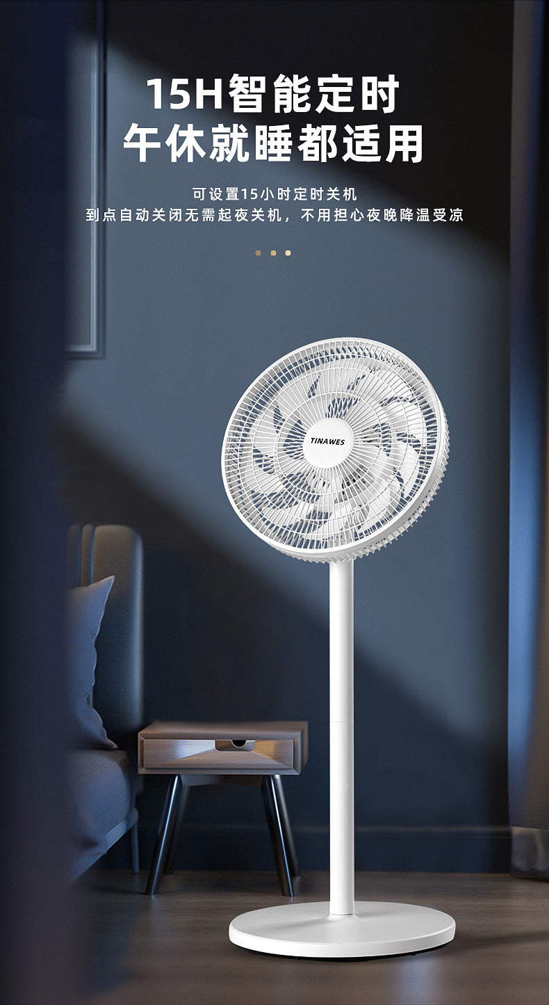 Ventilador de pedestal de pie, oscilación automática, altura ajustable, control de perilla de pedestal, ajuste de 3 velocidades, para oficina