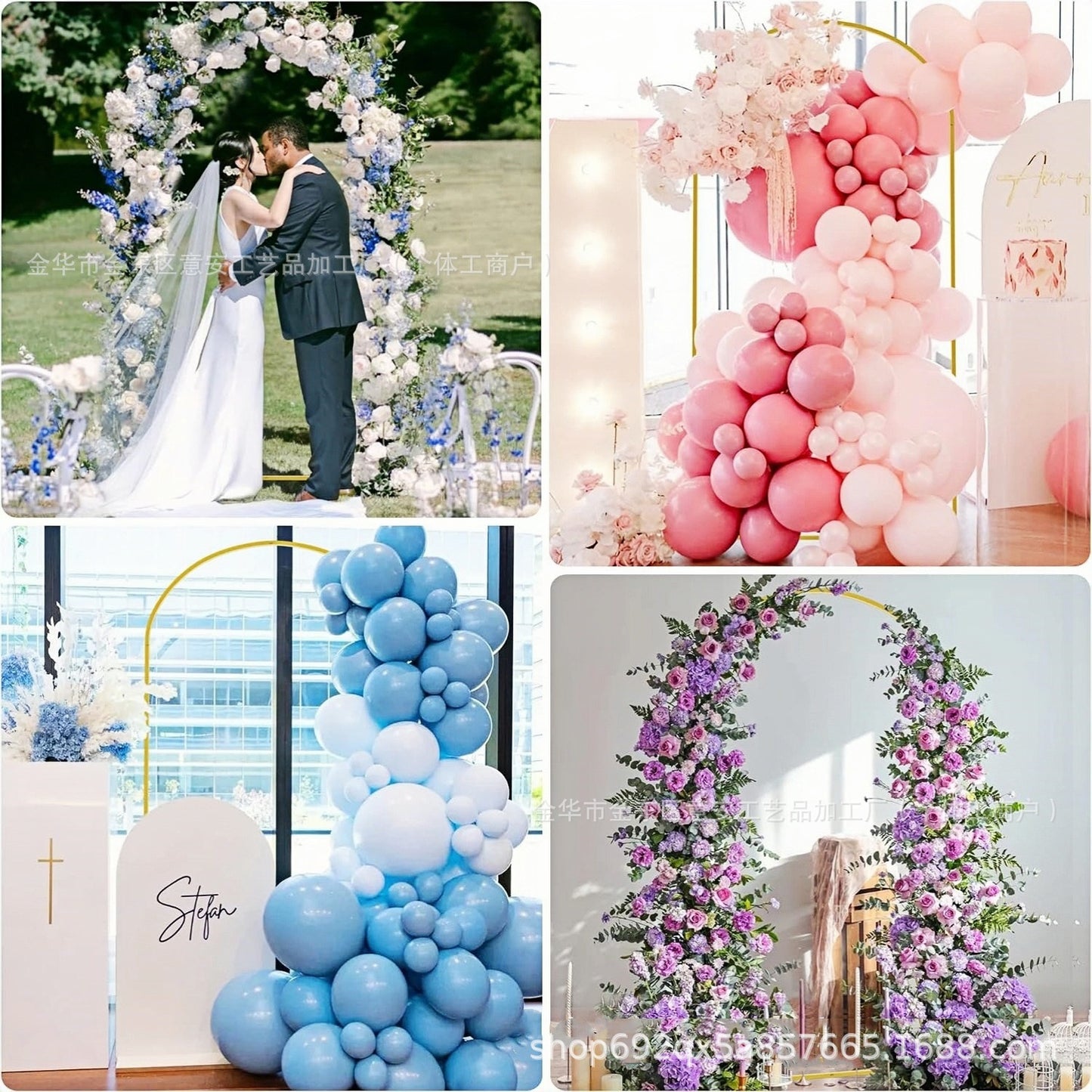 Camino de flores artificiales, guirnalda de flores rústicas, arreglos florales, ceremonia de boda, telón de fondo, arco, flores, centros de mesa, decoraciones