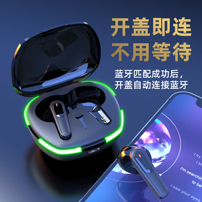 PRO60 E-Sports Bluetooth Auriculares Gaming TWS Baja Latencia Graves Pesados Sonido Estéreo