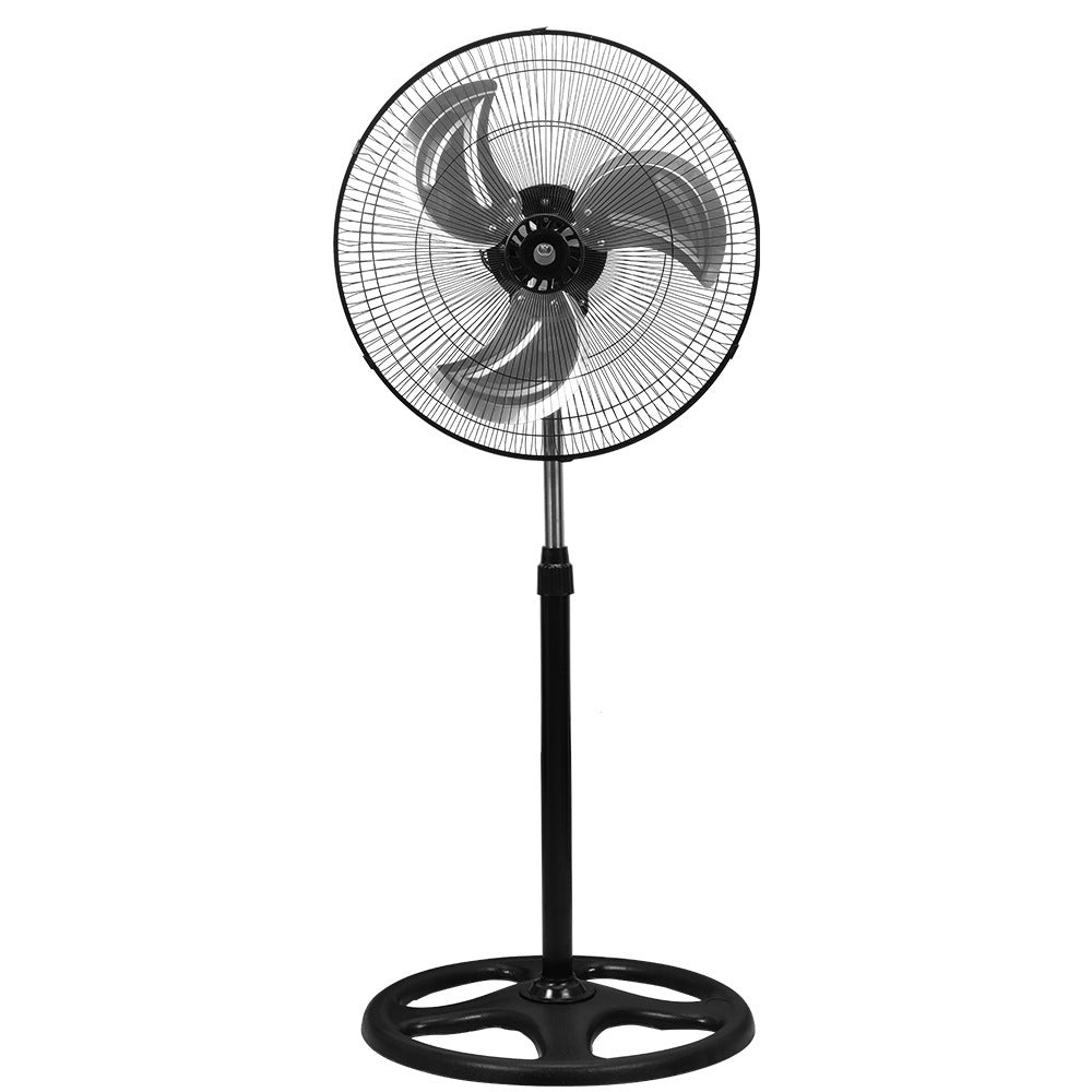 Ventilador Oscilante de Alta Velocidad de 18 Pulgadas, Diseño Industrial de 3 Velocidades con Aspas de Aluminio, Acabado Resistente