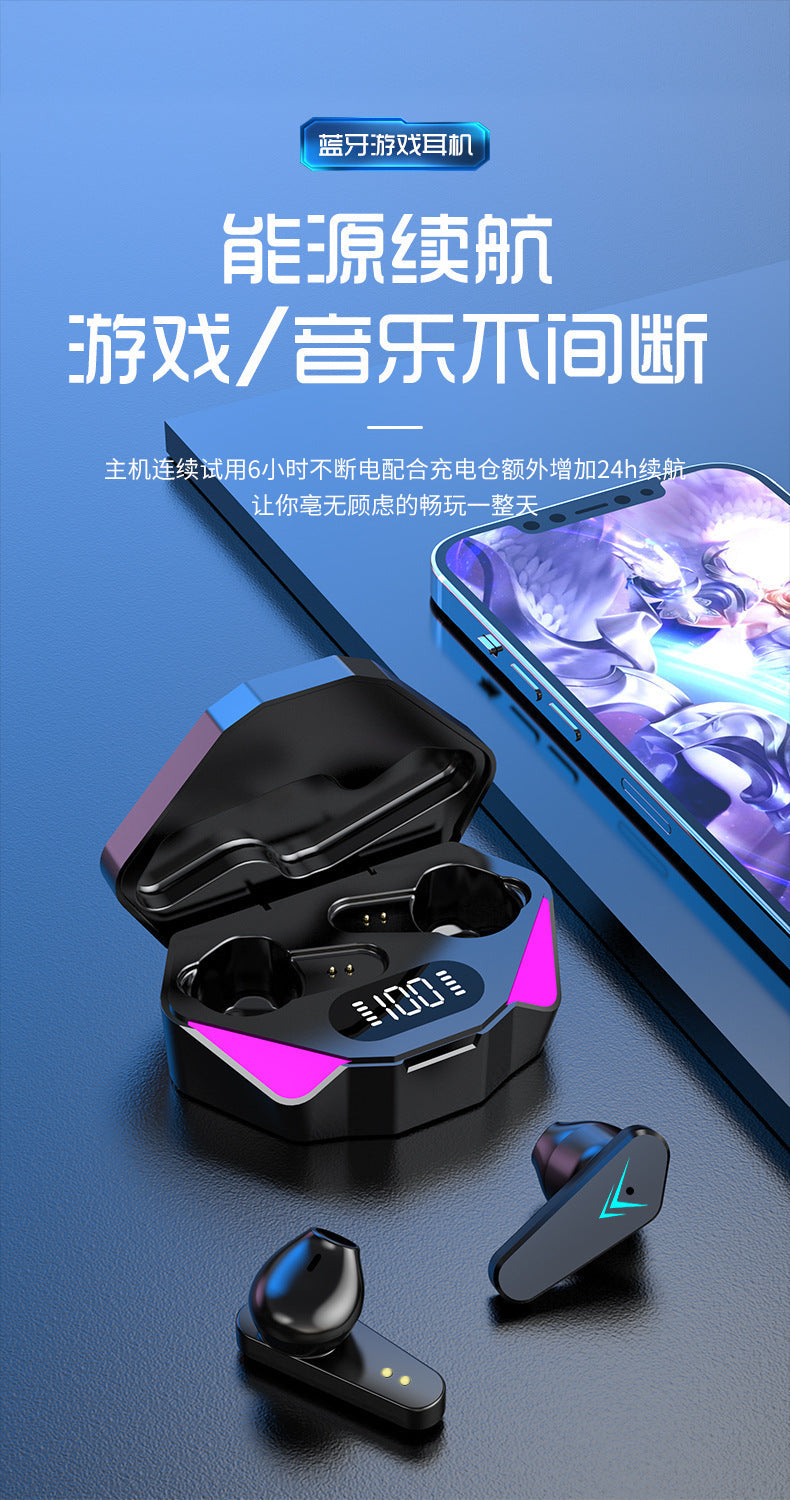 Auriculares inalámbricos Bluetooth Diseño Gaming De Larga Duración Compatibles con cualquier dispositivo Bluetooth