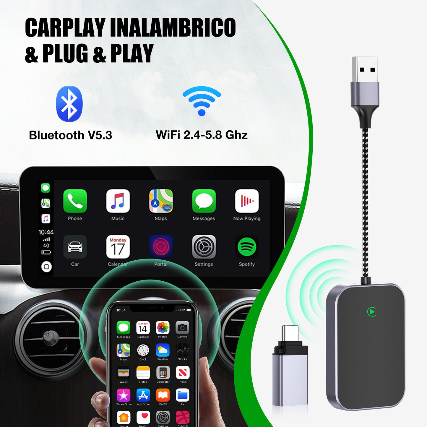 Carplay inalámbrico