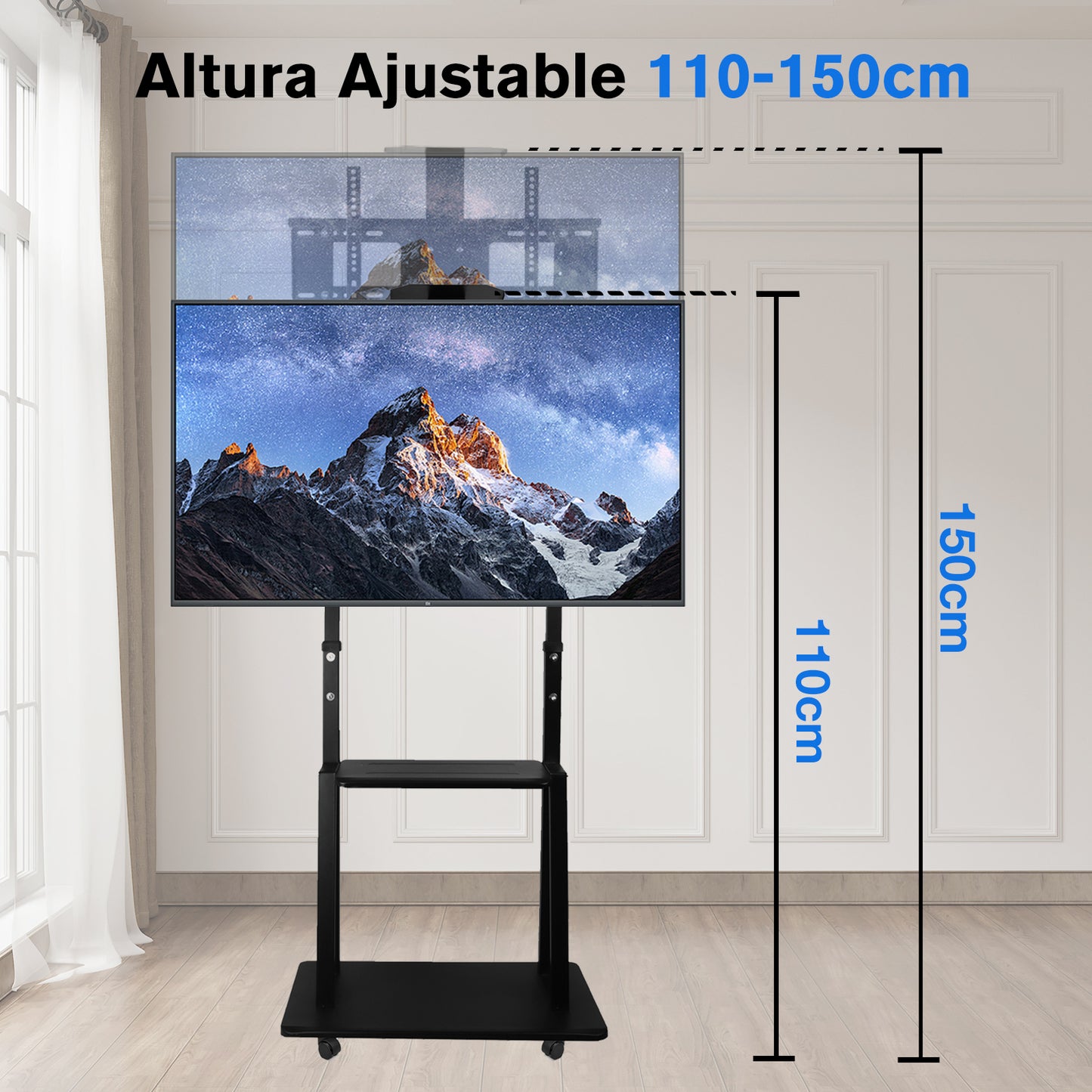 Base para TV con ruedas