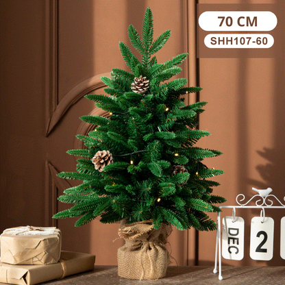 Árbol de Navidad Artificial 70CM, Árbol de Navidad Nevado y Tradicional Decoración para Hogar y Oficina