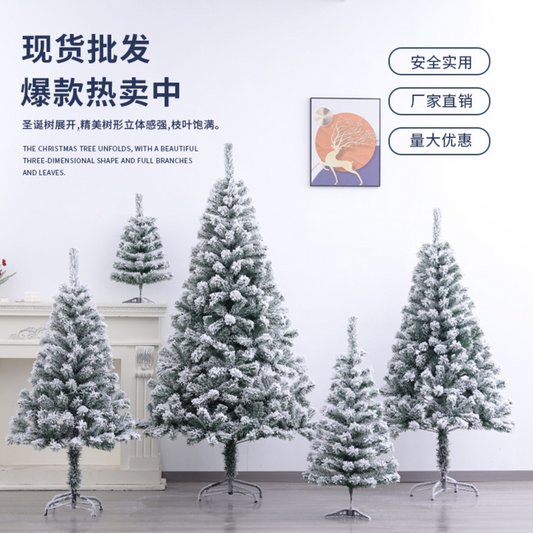 Árbol de Navidad Artificial Tradicional, Árbol de Navidad Nevado de 2.1M y 1.8M