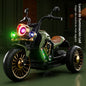 Motocicleta eléctrica para niños, diseño con mando a distancia, asiento cómodo y carga rápida,  juguete para niños y niñas