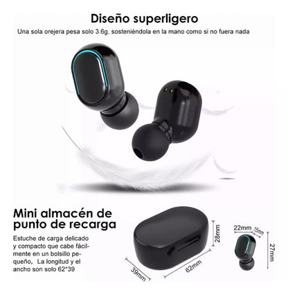 Auriculares Bluetooth E7S