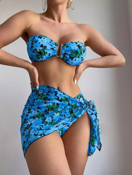 Traje de Baño Dos Piezas Malla
