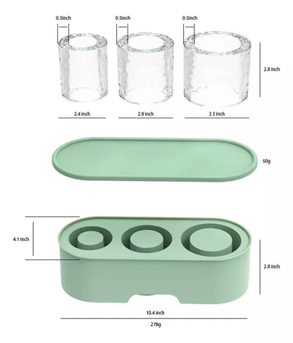 Bandeja de hielo de silicona estilo Stanley