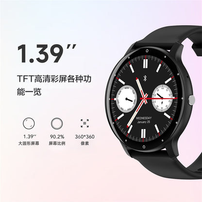 Smartwatch Reloj Inteligente Llamadas Bluetooth Impermeable IP67, Pantalla HD de 1.39", 120 Modos Deportivos, Compatible con Iphone y Android