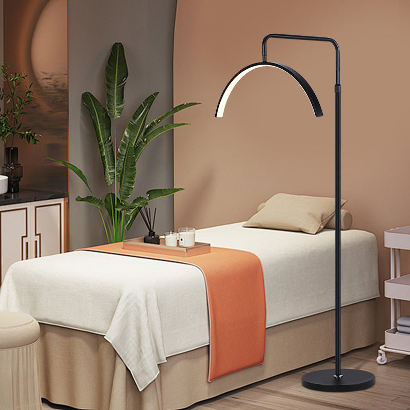 Lámpara de Belleza de Media Luna Diseño de 24 pulgadas, Ideal Para Decoración de Uñas Diseño de Cejas y Pestañas, Luz LED con protección ocular LED