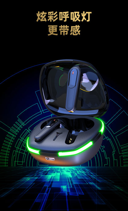 PRO60 E-Sports Bluetooth Auriculares Gaming TWS Baja Latencia Graves Pesados Sonido Estéreo