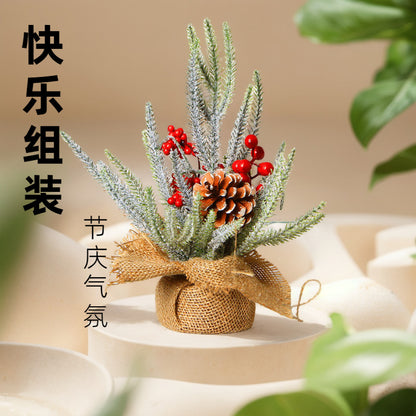 Árbol De Navidad De Mesa, Mini árbol De Navidad Para Decoración de Hogar y Oficina