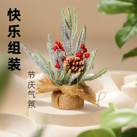 Árbol De Navidad De Mesa, Mini árbol De Navidad Para Decoración de Hogar y Oficina