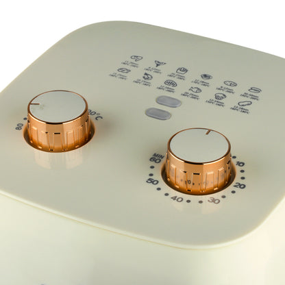 Freidora de aire, horno freidora de aire 6 en 1 de 5.8 cuartos con ventana de cocción transparente, horno eléctrico de 1350 W para hornear, asar y deshidratar
