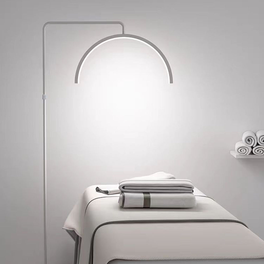 Lámpara de Belleza de Media Luna Diseño de 24 pulgadas, Ideal Para Decoración de Uñas Diseño de Cejas y Pestañas, Luz LED con protección ocular LED