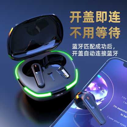 PRO60 E-Sports Bluetooth Auriculares Gaming TWS Baja Latencia Graves Pesados Sonido Estéreo
